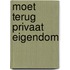 Moet terug Privaat eigendom