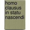 Homo clausus in statu nascendi door Staring