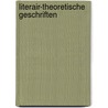 Literair-theoretische geschriften by Hiëronymus van Alphen
