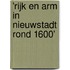 'Rijk en arm in Nieuwstadt rond 1600'