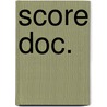 Score doc. by Piet Bakker