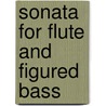 Sonata for flute and figured bass door Kirnberger