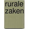 Rurale zaken by F. van der Zee