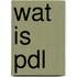 Wat is PDL