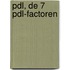 PDL, De 7 PDL-factoren