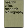 Healthy cities research bibliography door Polman