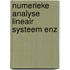 Numerieke analyse lineair systeem enz