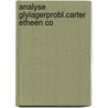 Analyse glylagerprobl.carter etheen co by Landheer