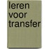 Leren voor transfer