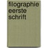 Filographie eerste schrift