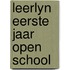 Leerlyn eerste jaar open school