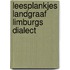 Leesplankjes landgraaf limburgs dialect