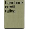 Handboek credit rating by F. Witt