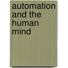 Automation and the human mind door Walle
