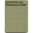 OpenOffice.org Tekstdocumenten