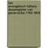 Het Evangelisch-Luthers doopregister van Paramaribo 1743-1809