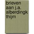 Brieven aan J.A. Alberdingk Thijm