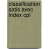 Classification satis avec index cpl by Unknown