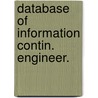 Database of information contin. engineer. door Onbekend