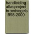 Handleiding atlasproject broedvogels 1998-2000
