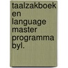 Taalzakboek en language master programma byl. door Onbekend