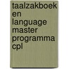 Taalzakboek en language master programma cpl door Onbekend