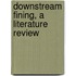 Downstream fining, a literature review