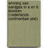 Winning van aardgas in A en B blokken (Nederlands Continentaal Plat)