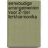 Eenvoudige arrangementen voor 2-rijer terkharmonika