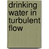 Drinking water in turbulent flow