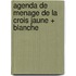 Agenda de Menage de la crois jaune + blanche