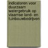 Indicatoren voor duurzaam watergebruik op Vlaamse land- en tuinbouwbedrijven