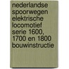 Nederlandse Spoorwegen Elektrische Locomotief Serie 1600, 1700 en 1800 Bouwinstructie door A.F. Pattynama