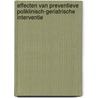Effecten van preventieve poliklinisch-geriatrische interventie door V.J.J. Schrijnemaekers