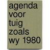 Agenda voor tuig zoals wy 1980 door Onbekend
