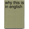 Why this is in English by A. de Swaan