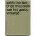 Saldo mortale, of de miljoenen van het goede vrouwtje