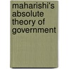 Maharishi's absolute theory of government door Mahesh Yogi