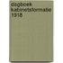 Dagboek kabinetsformatie 1918