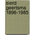 Sierd Geertsma 1896-1985