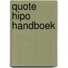 Quote HIPO Handboek door B. Daniels