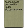 Economische eenheid i.h. kader alg.bystandswet door Onbekend