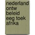 Nederland ontw beleid eeg toek afrika