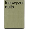 Leeswyzer duits door Strasser