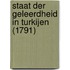 Staat der geleerdheid in Turkijen (1791)