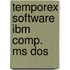 Temporex software ibm comp. ms dos