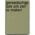 Gereedschap ook om zelf te maken