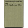 Uitbestedingscontracten voor onderhoudsonderdelen by Unknown