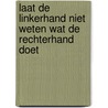Laat de linkerhand niet weten wat de rechterhand doet by B. Daeter