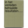In het verleden behaalde resultaten..... by T. Eimers